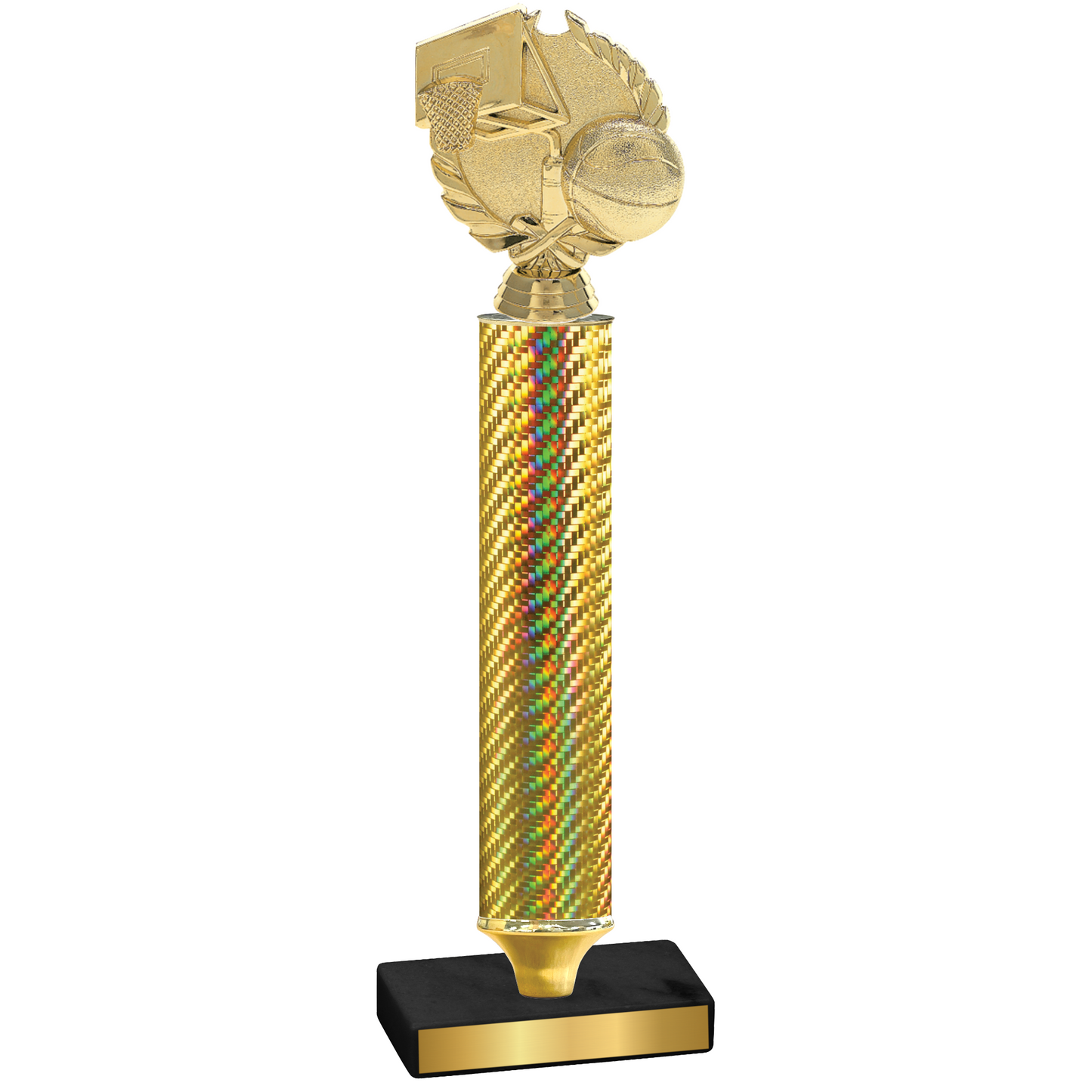 Value Gold Carbon Fiber Basketball Trophy