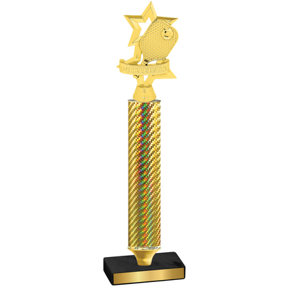 Value Gold Carbon Fiber Pickleball Trophy