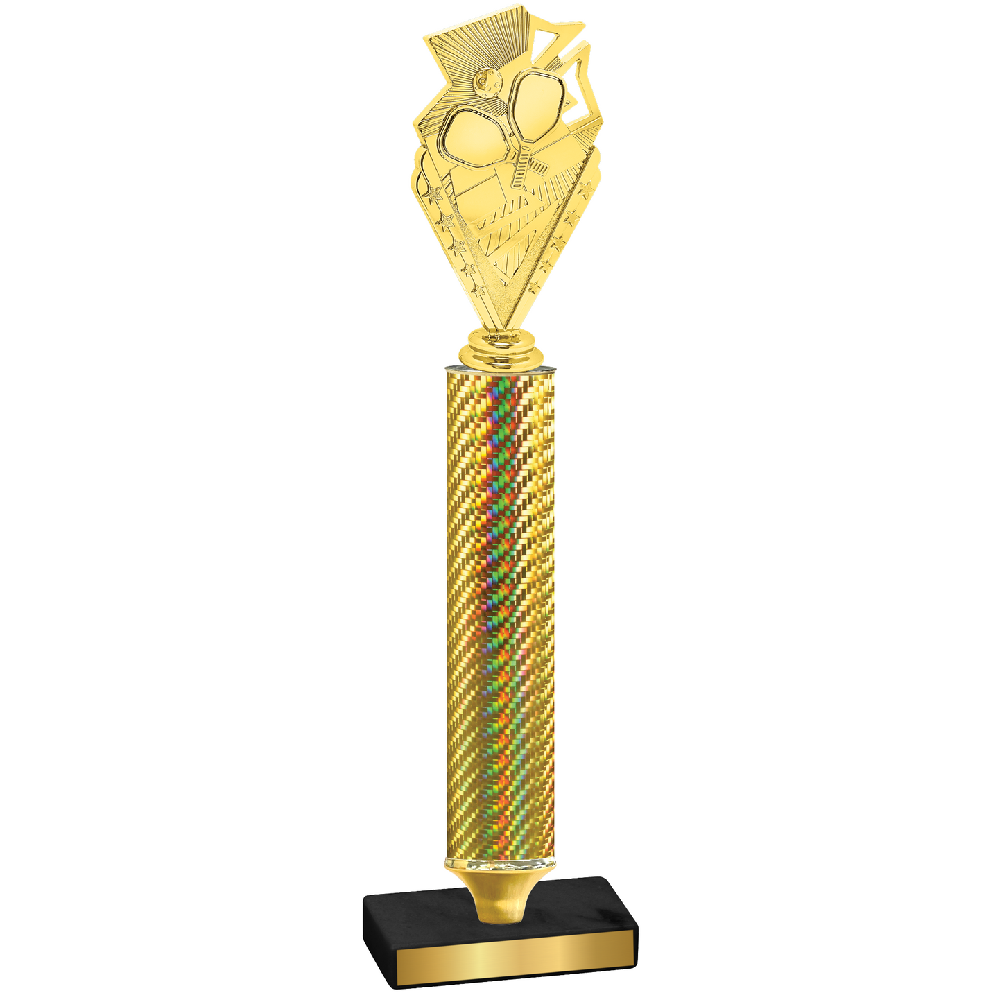 Value Gold Carbon Fiber Pickleball Trophy