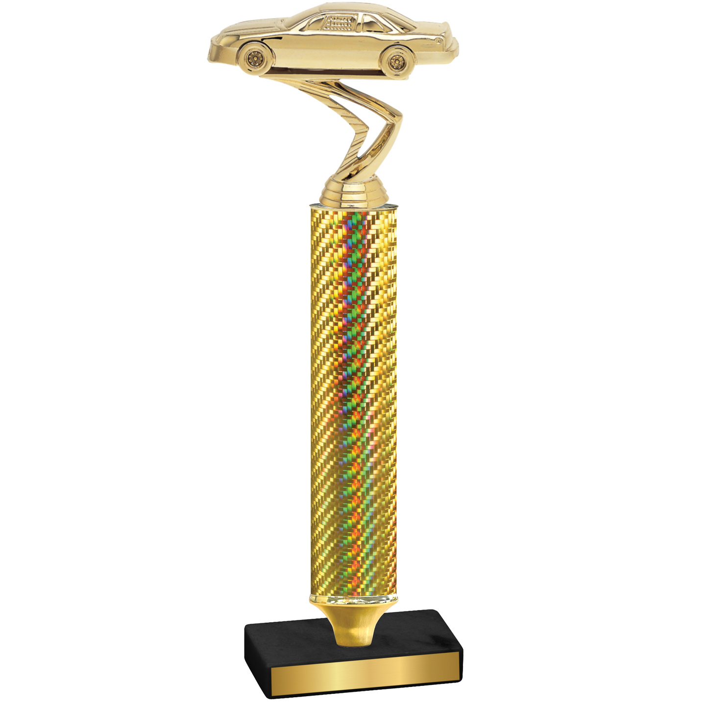 Value Gold Carbon Fiber Cars Trophy