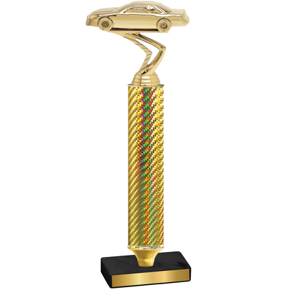 Value Gold Carbon Fiber Cars Trophy