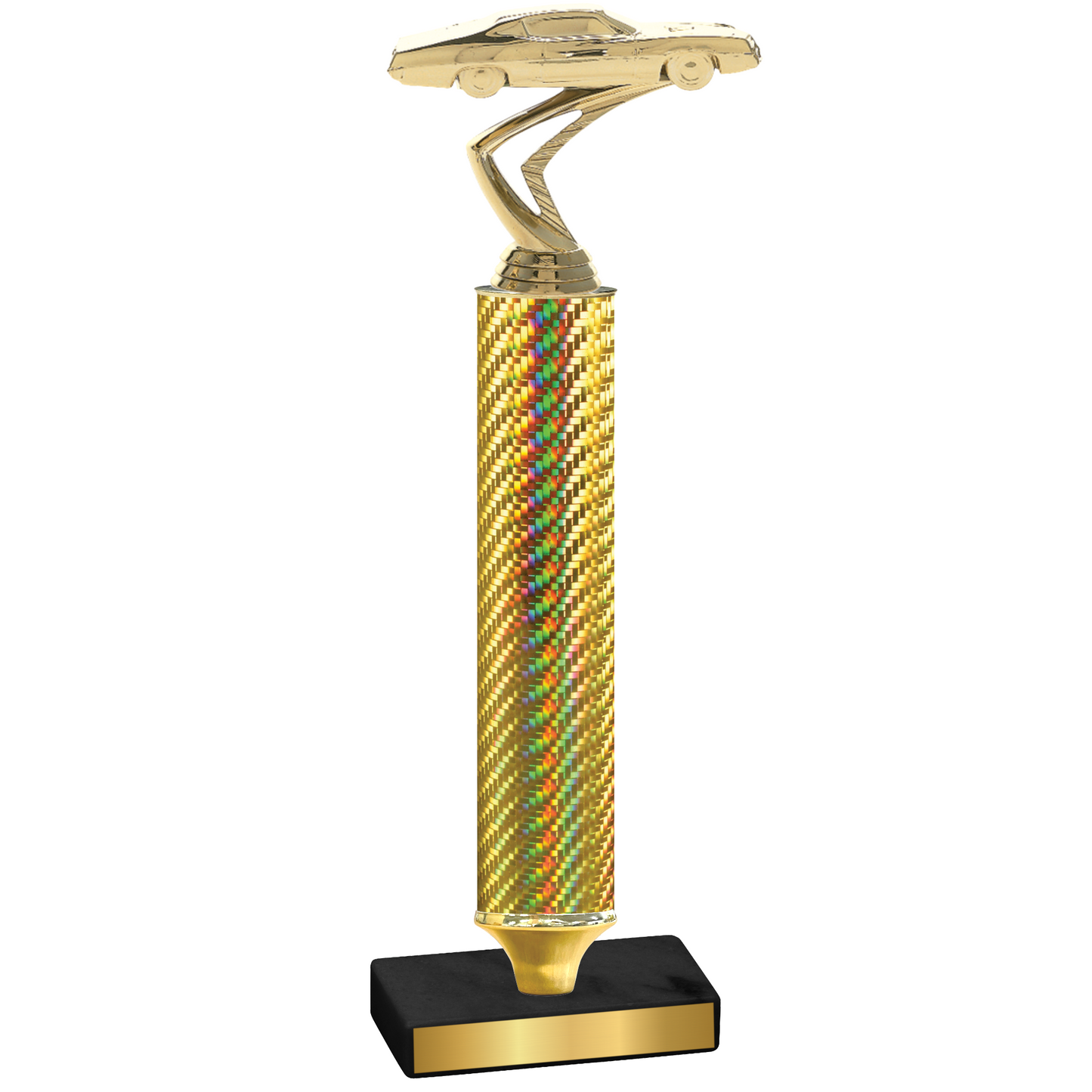 Value Gold Carbon Fiber Cars Trophy