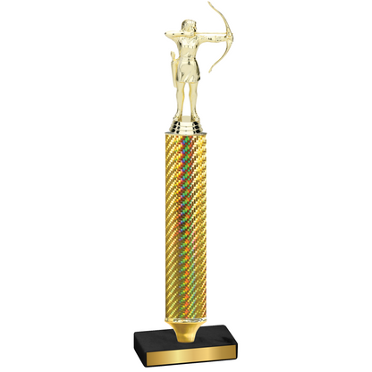 Value Gold Carbon Fiber Archery Trophy