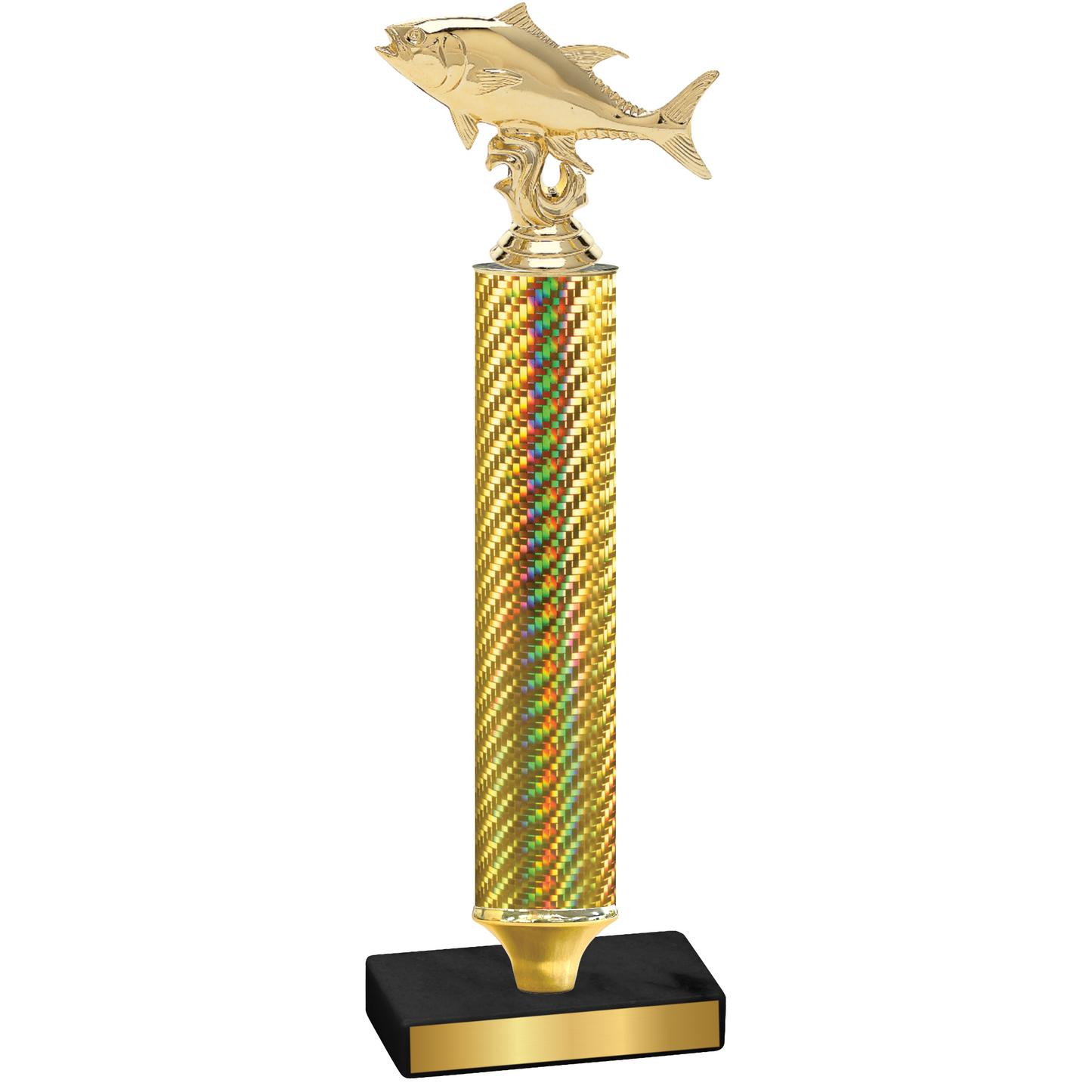 Value Gold Carbon Fiber Fishing Trophy