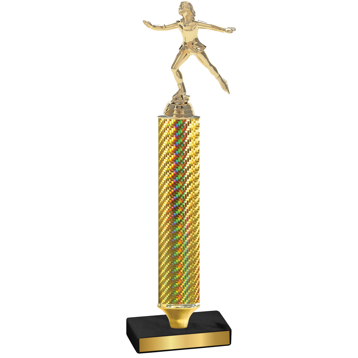 Value Gold Carbon Fiber Skater Trophy