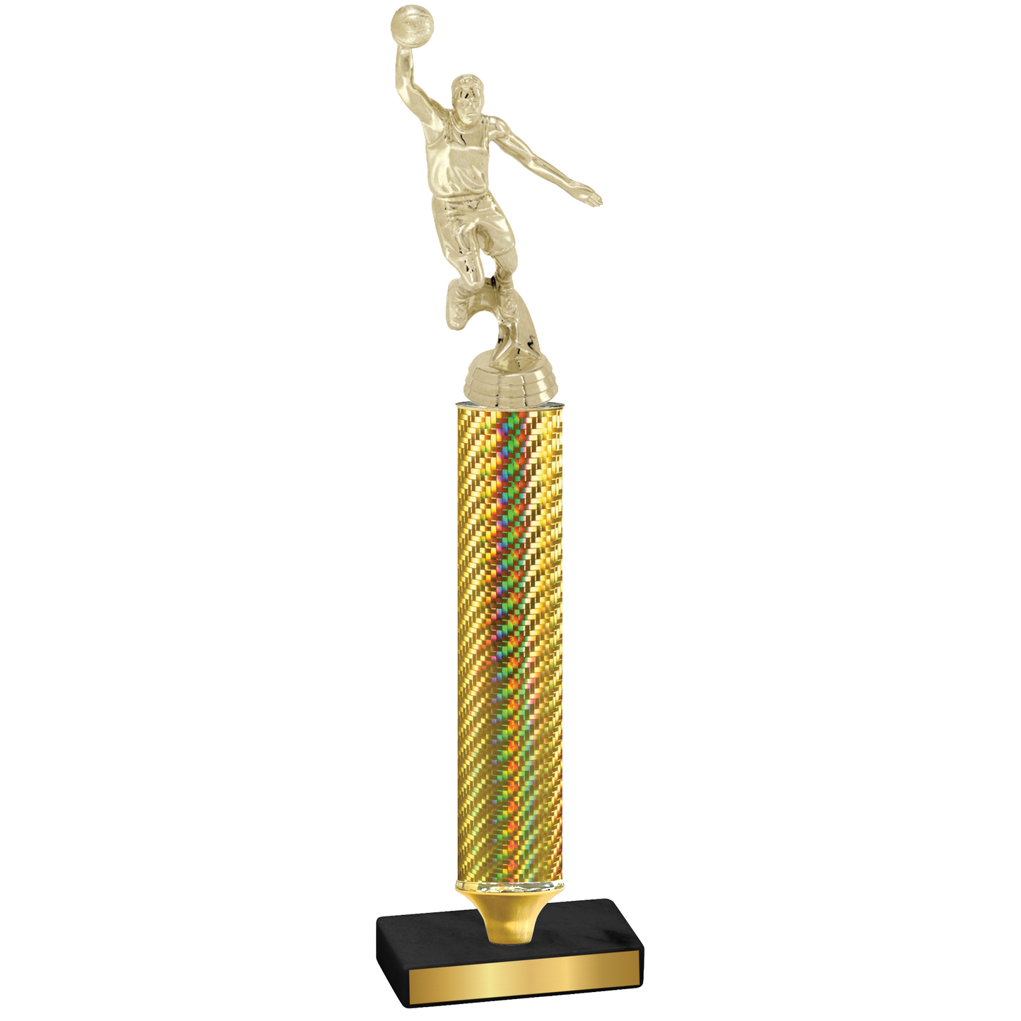 Value Gold Carbon Fiber Basketball Trophy