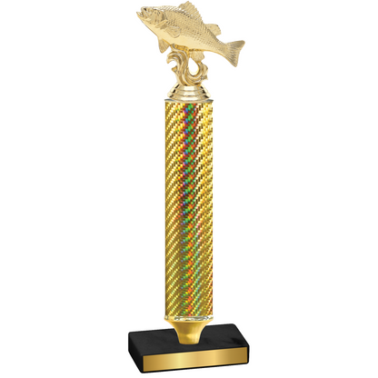 Value Gold Carbon Fiber Fishing Trophy