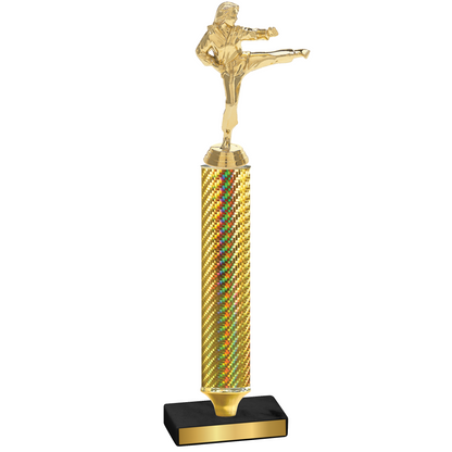 Value Gold Carbon Fiber Karate Trophy