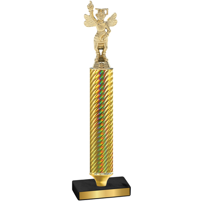 Value Gold Carbon Fiber Academics Trophy