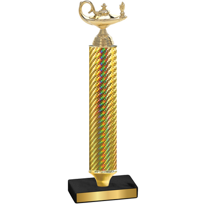 Value Gold Carbon Fiber Academics Trophy