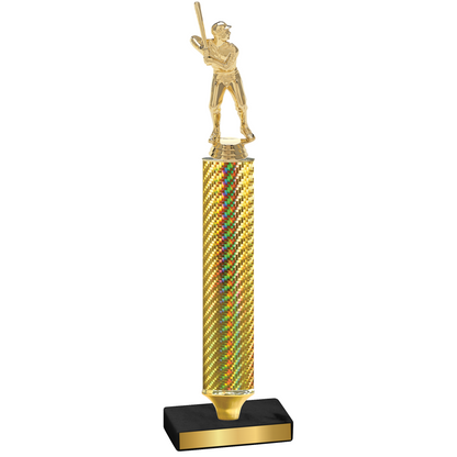 Value Gold Carbon Fiber Baseball Trophy