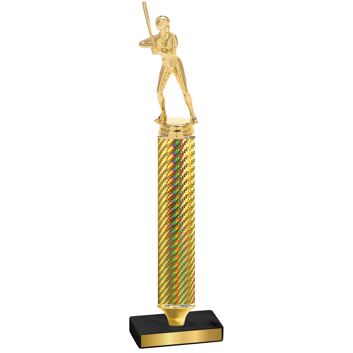 Value Gold Carbon Fiber Softball Trophy