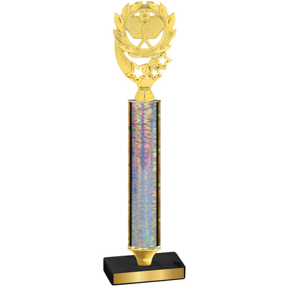 Value Silver Glacier Pickleball Trophy