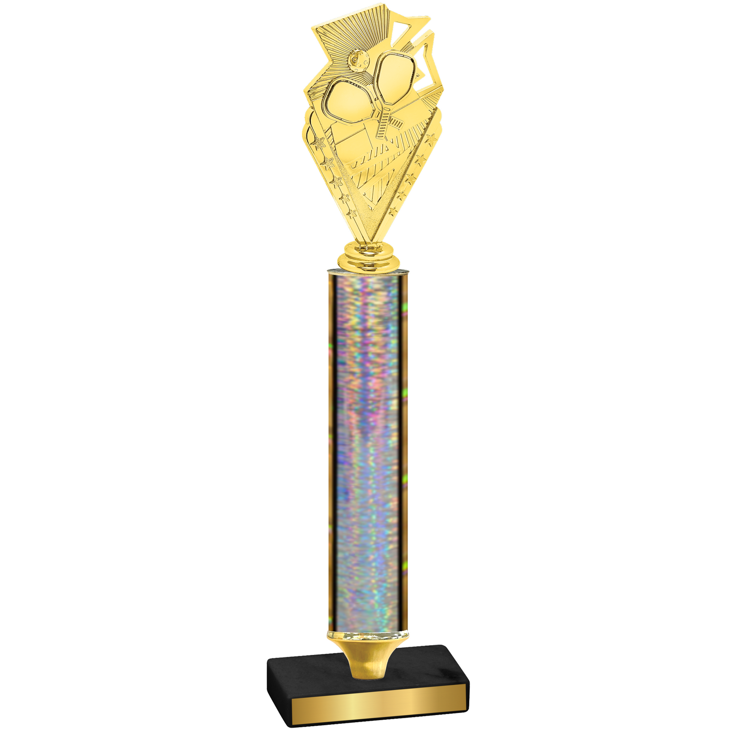 Value Silver Glacier Pickleball Trophy