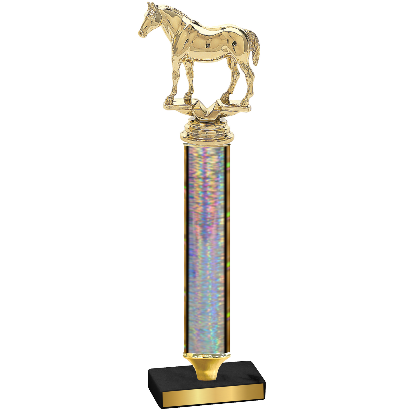 Value Silver Glacier Horses Trophy