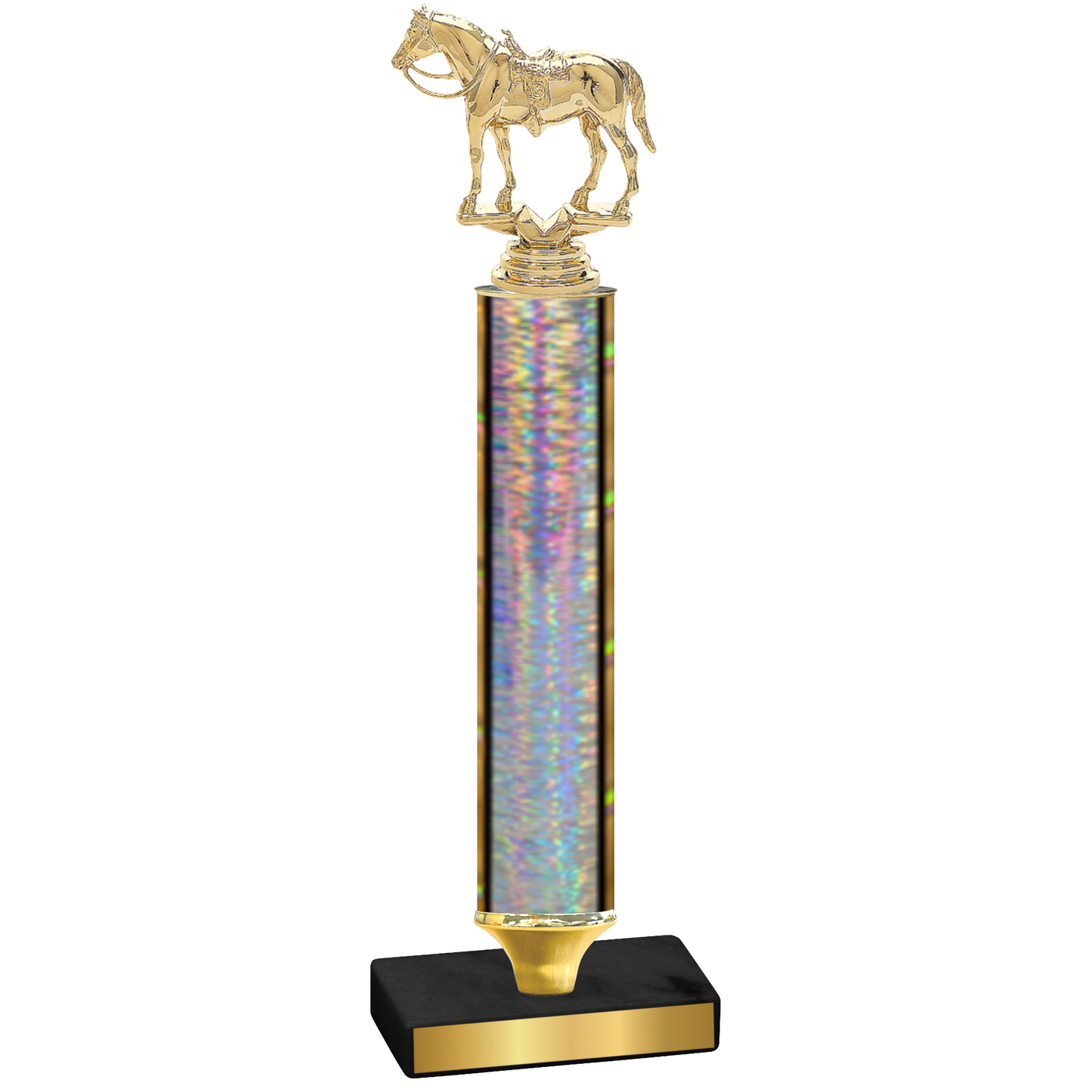 Value Silver Glacier Horses Trophy