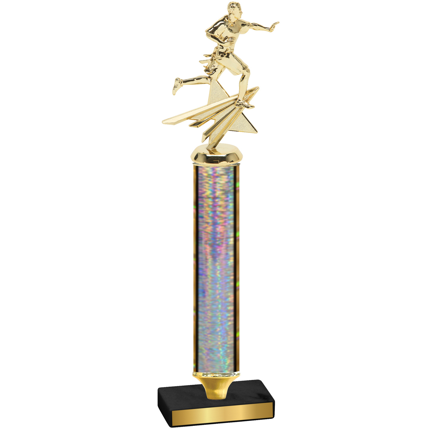 Value Silver Glacier Flag Football Trophy