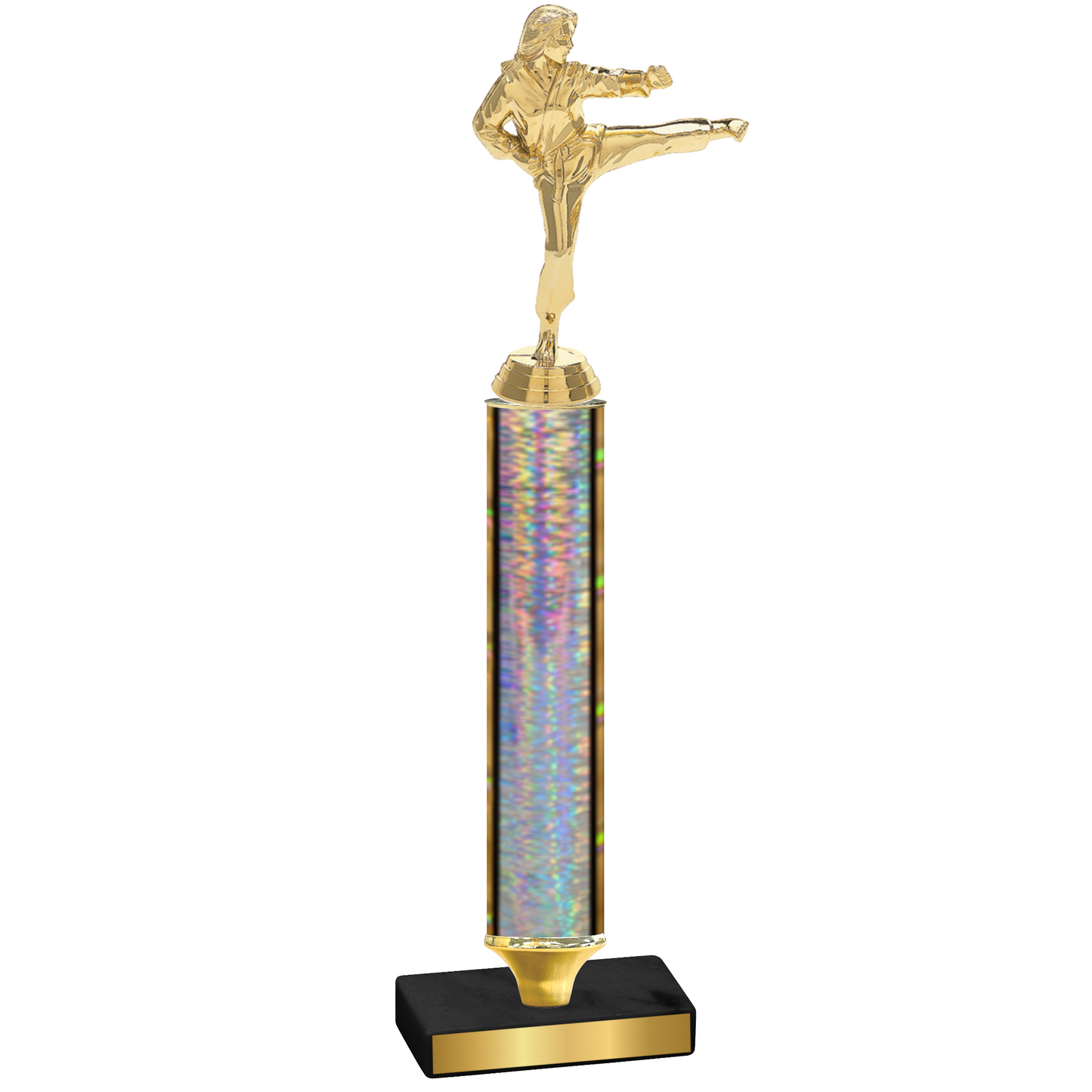 Value Silver Glacier Karate Trophy