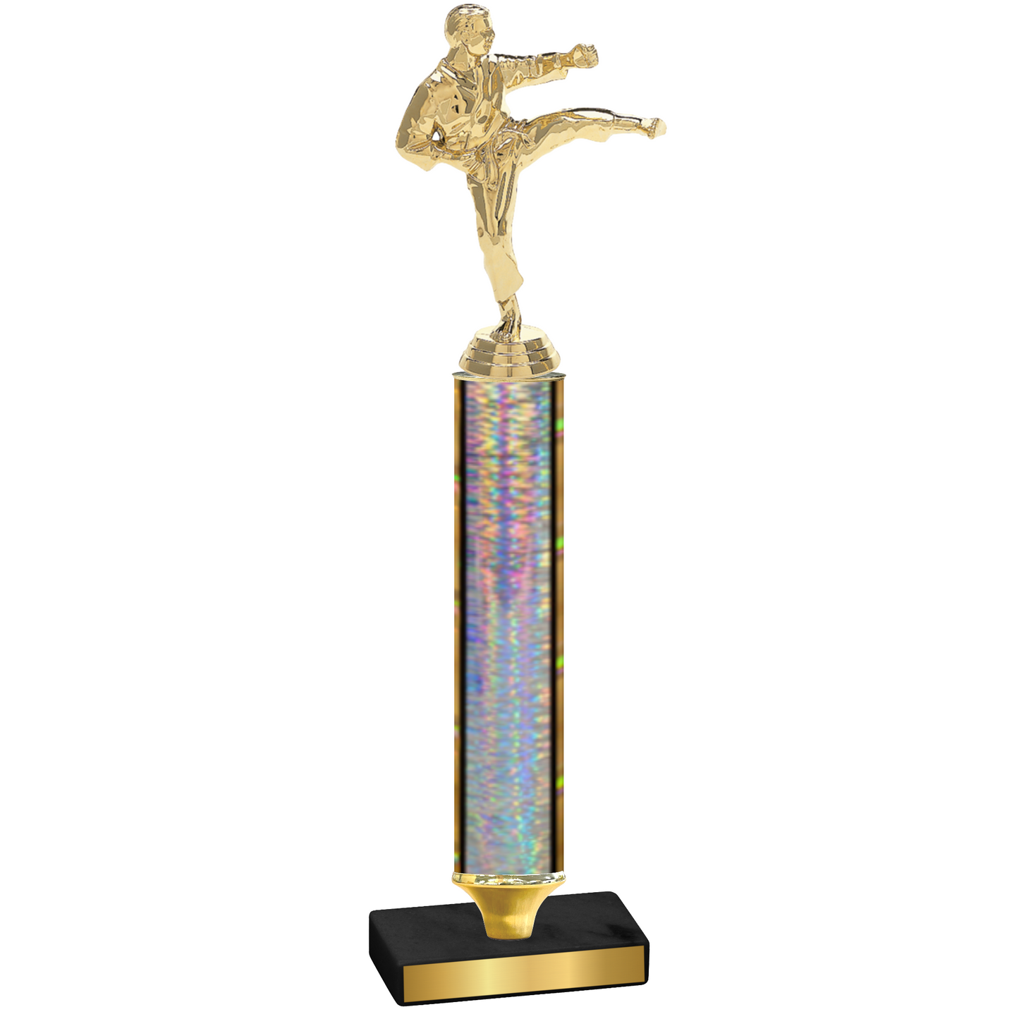 Value Silver Glacier Karate Trophy