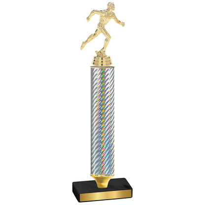 Value Silver Carbon Fiber Running Trophy