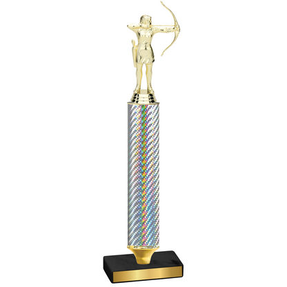 Value Silver Carbon Fiber Archery Trophy