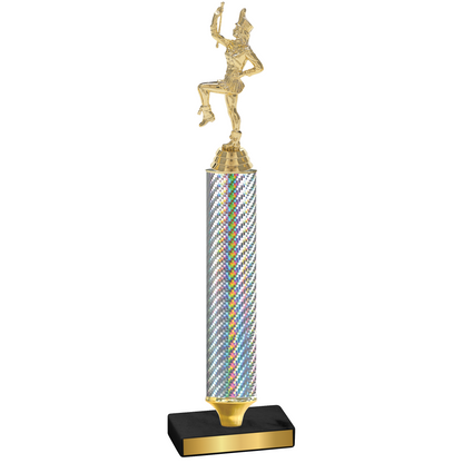 Value Silver Carbon Fiber Majorette Trophy