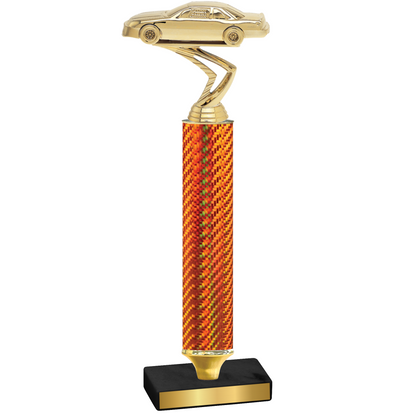 Value Orange Carbon Fiber Cars Trophy