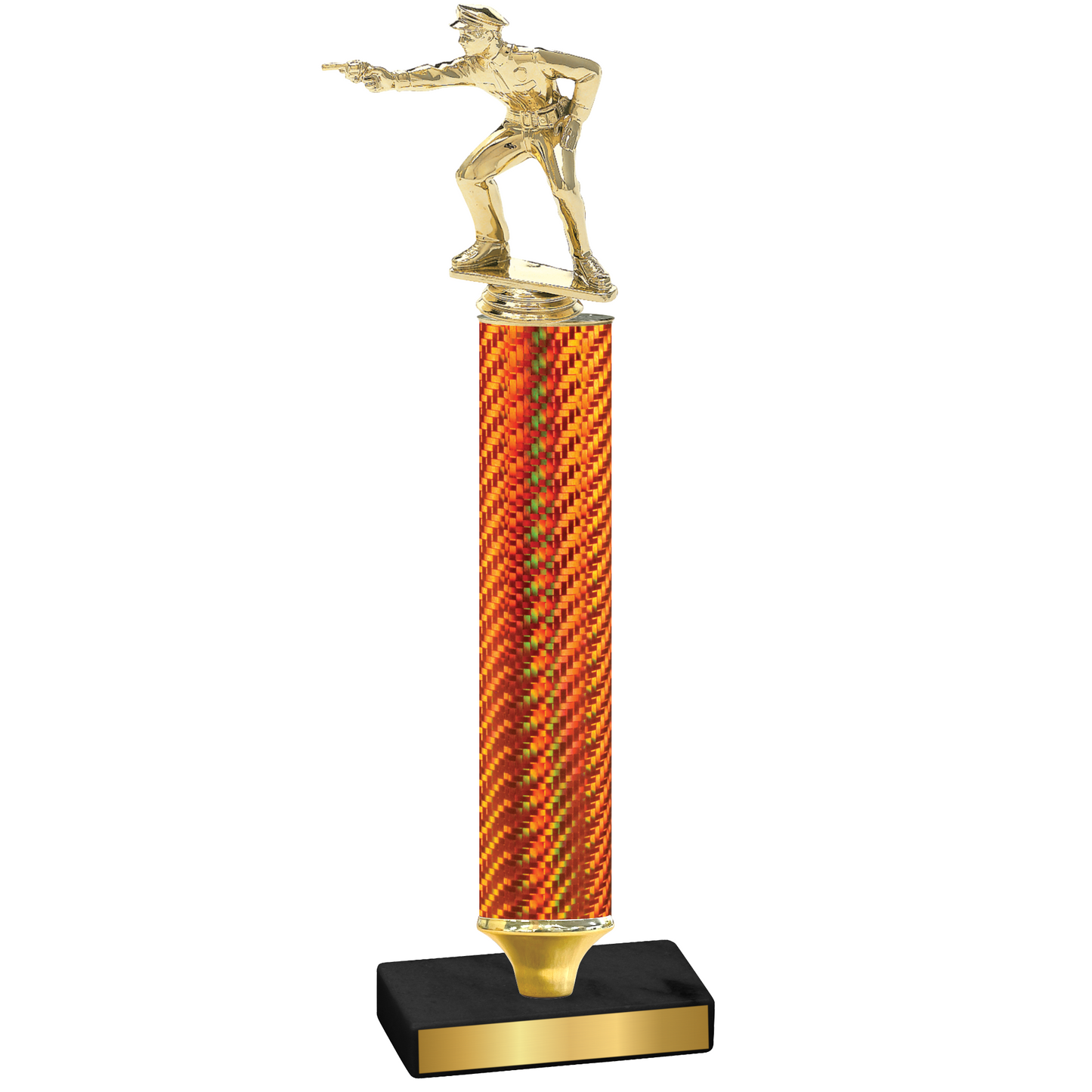 Value Orange Carbon Fiber Shooter Trophy