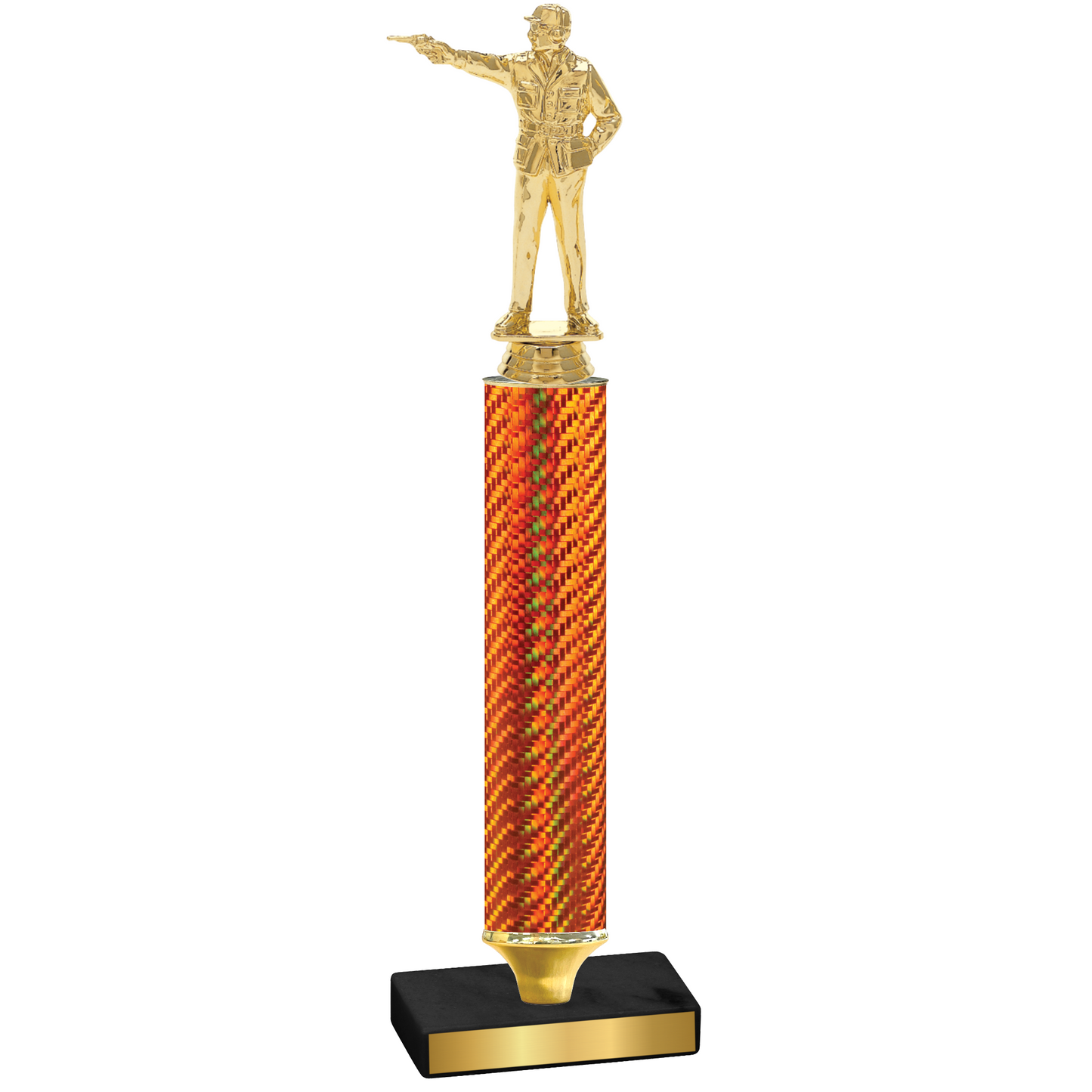 Value Orange Carbon Fiber Shooter Trophy