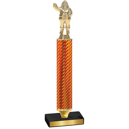 Value Orange Carbon Fiber Holiday Trophy