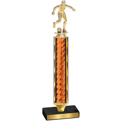 Value Orange Glacier Soccer Trophy