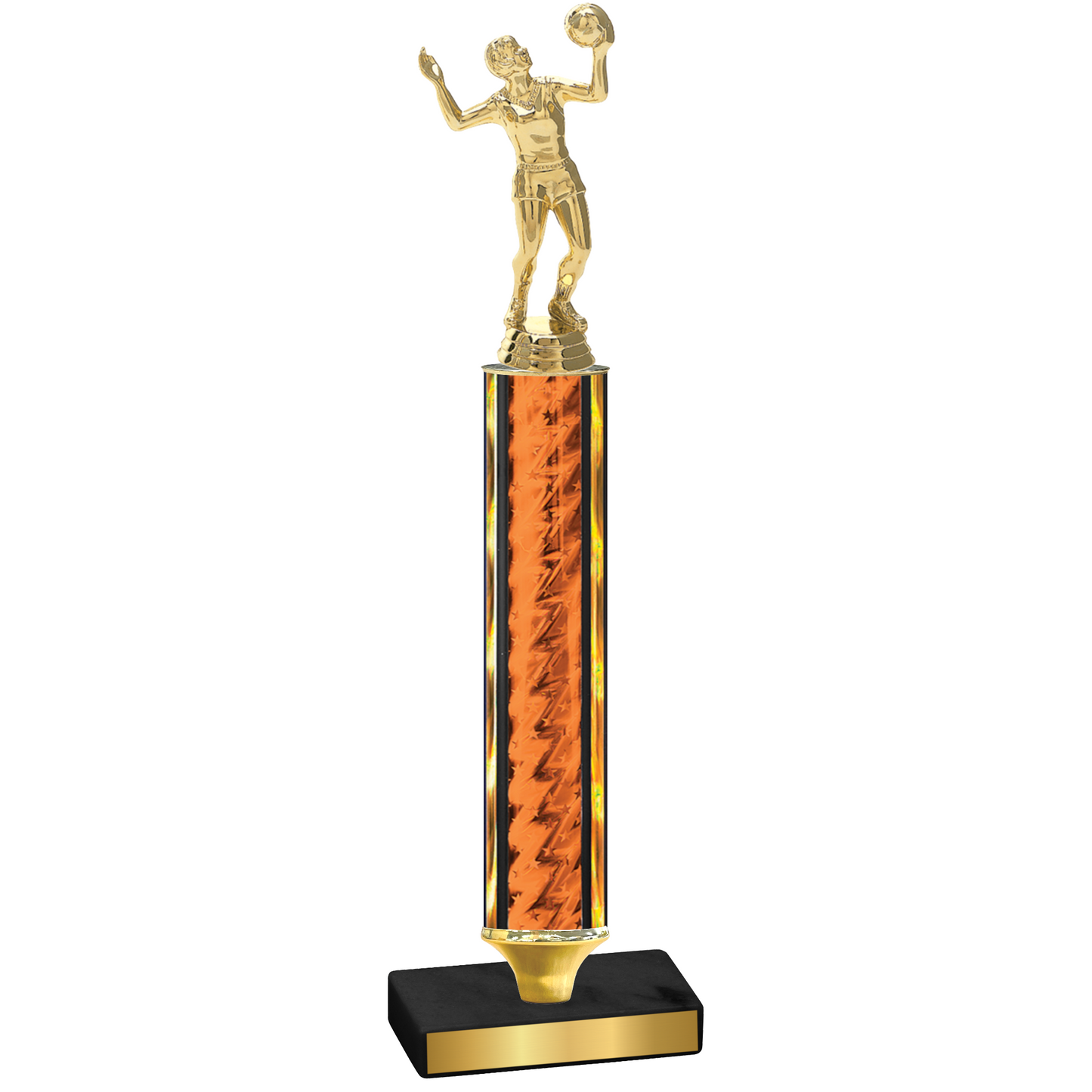 Value Orange Glacier Volleyball Trophy