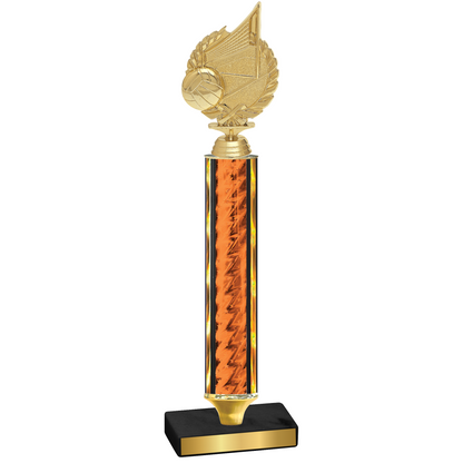 Value Orange Glacier Volleyball Trophy