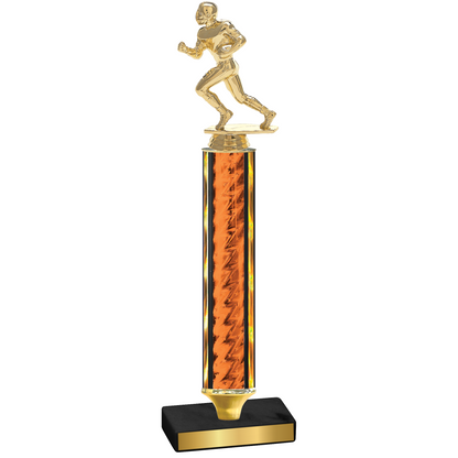 Value Orange Glacier Football Trophy