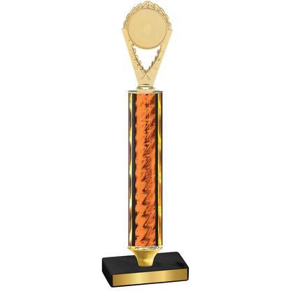 Value Orange Glacier Insert Trophy