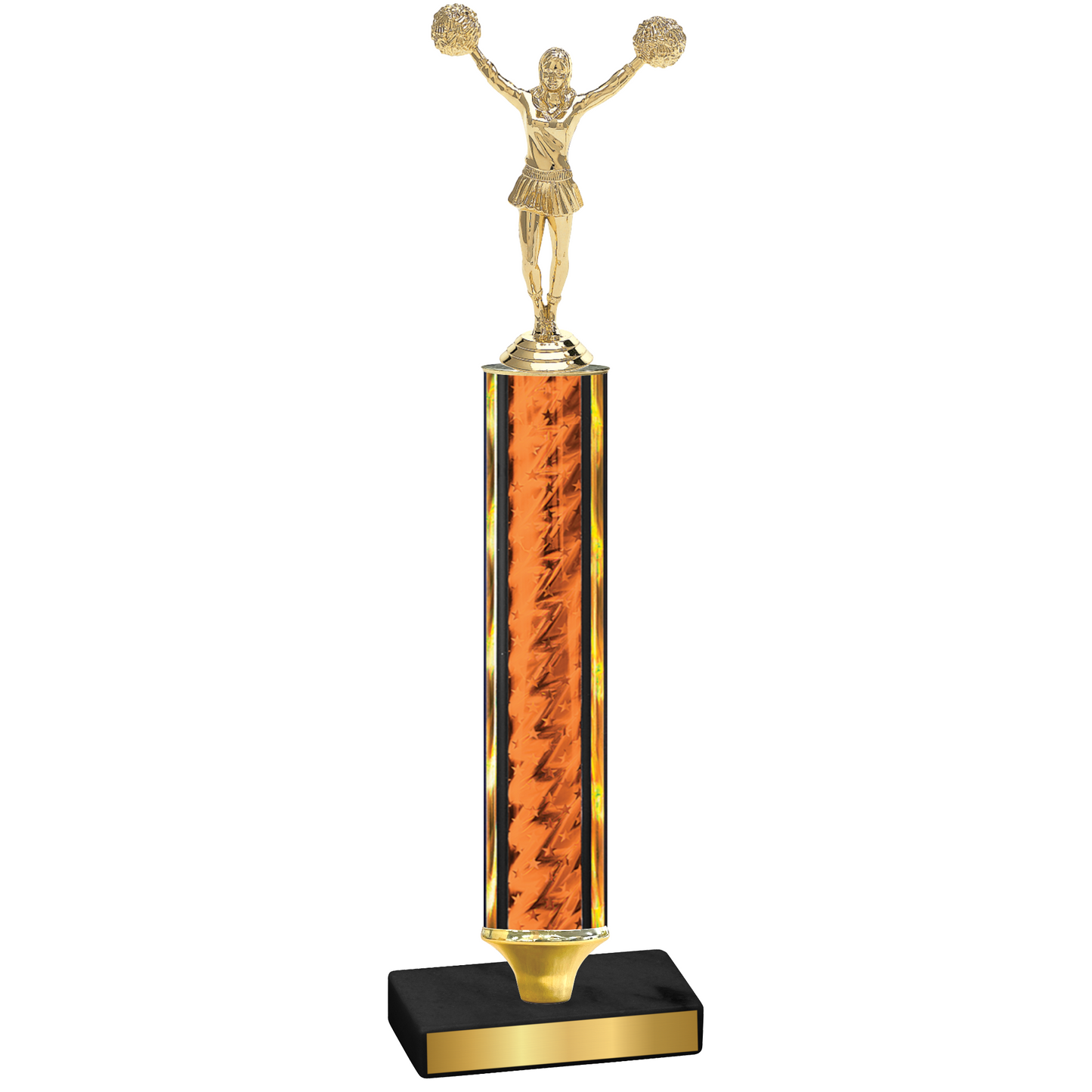 Value Orange Glacier Cheerleading Trophy