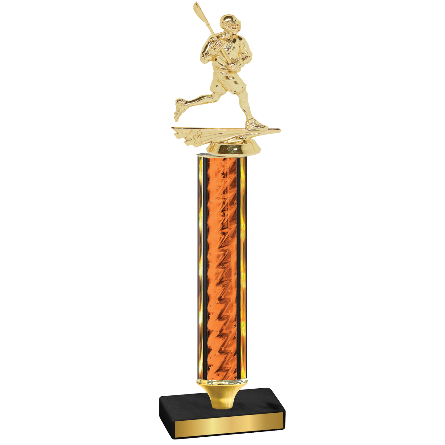 Value Orange Glacier Lacrosse Trophy