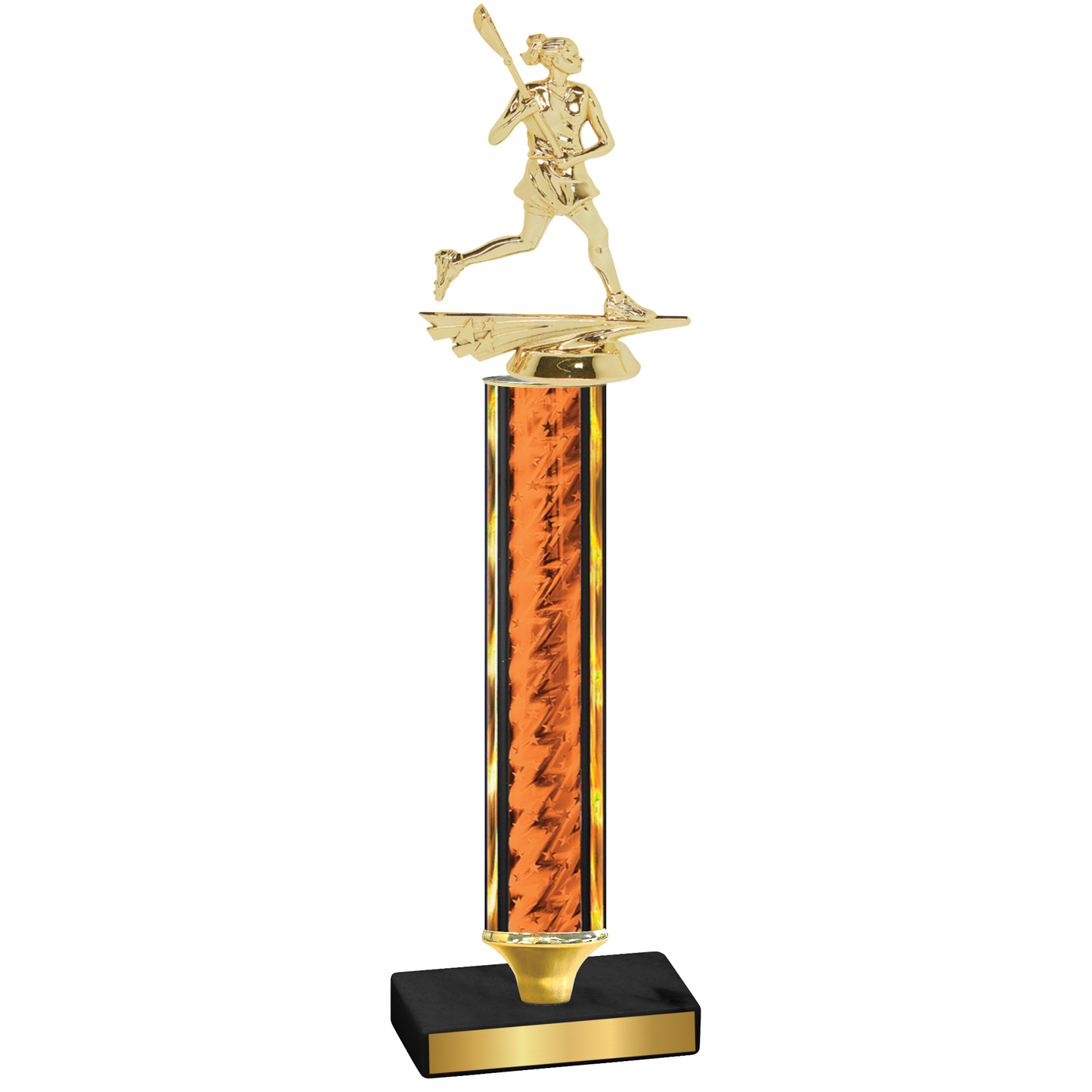 Value Orange Glacier Lacrosse Trophy