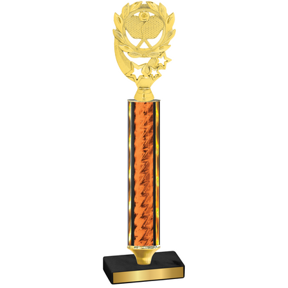 Value Orange Glacier Pickleball Trophy