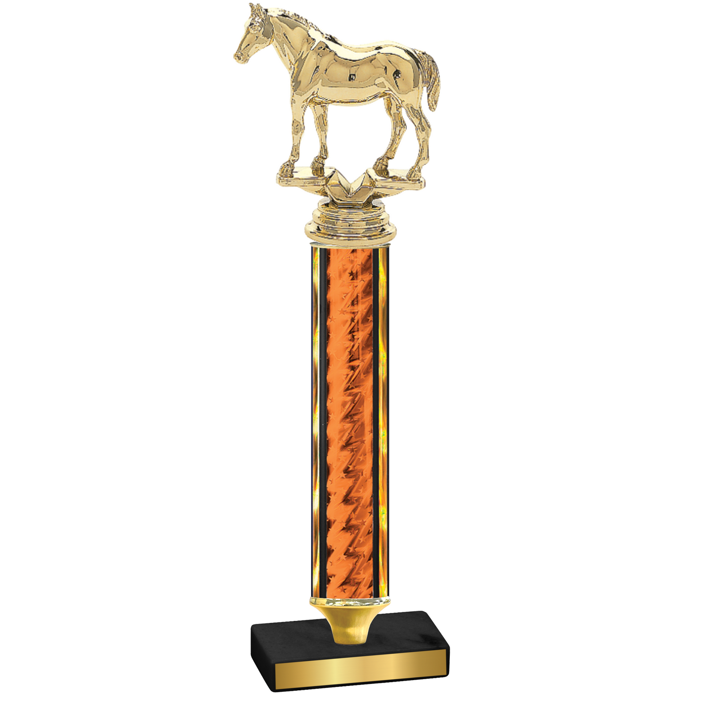 Value Orange Glacier Horses Trophy