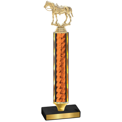 Value Orange Glacier Horses Trophy