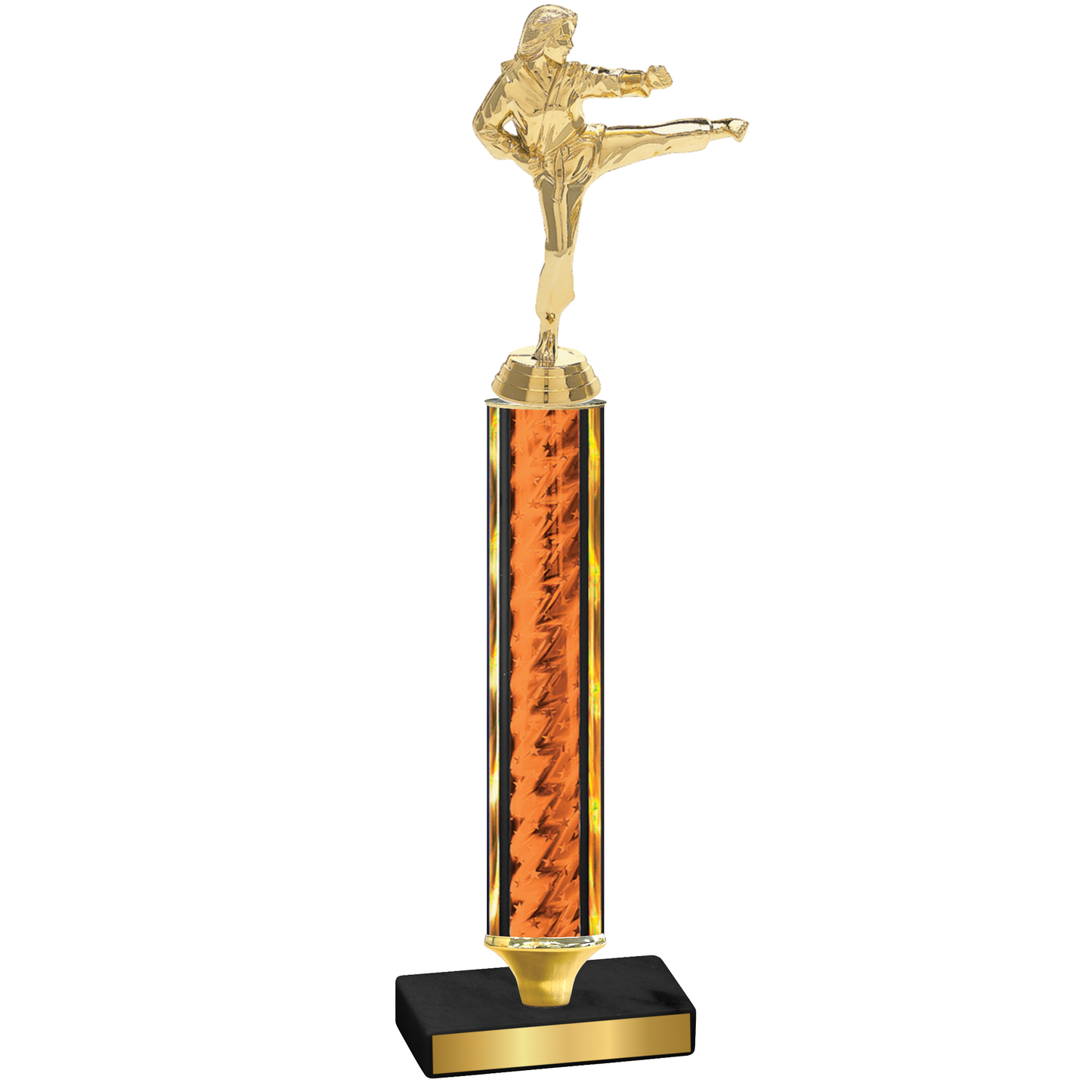 Value Orange Glacier Karate Trophy