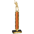 Value Orange Glacier Baseball Trophy
