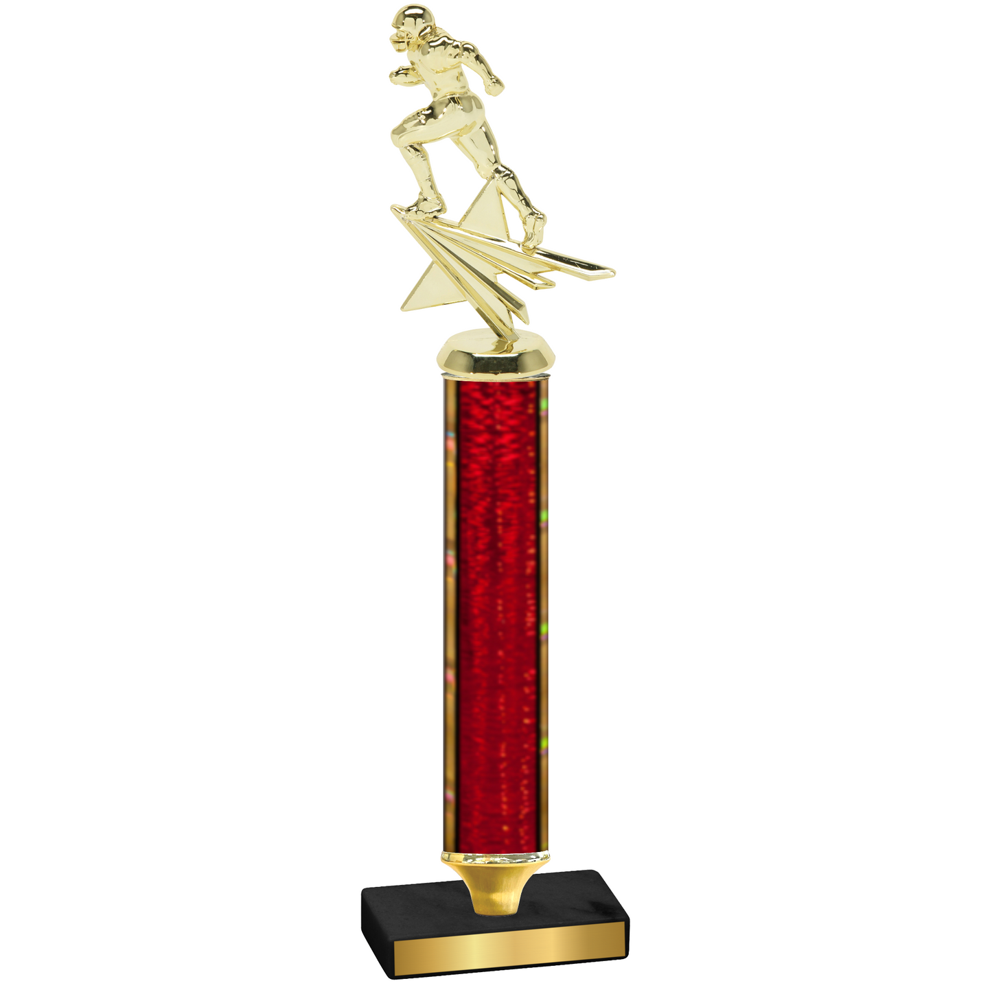 Value Red Glacier Football Trophy