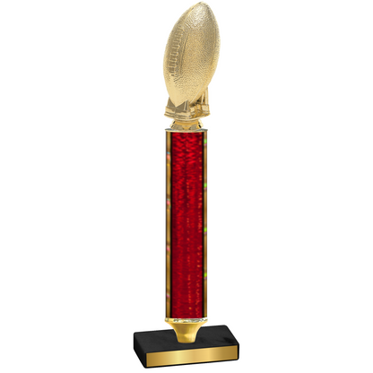 Value Red Glacier Football Trophy