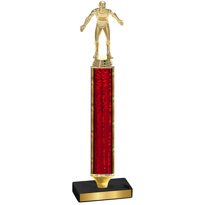 Value Red Glacier Wrestling Trophy