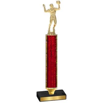 Value Red Glacier Volleyball Trophy