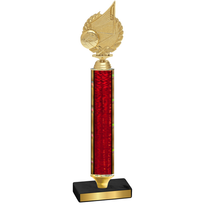 Value Red Glacier Volleyball Trophy