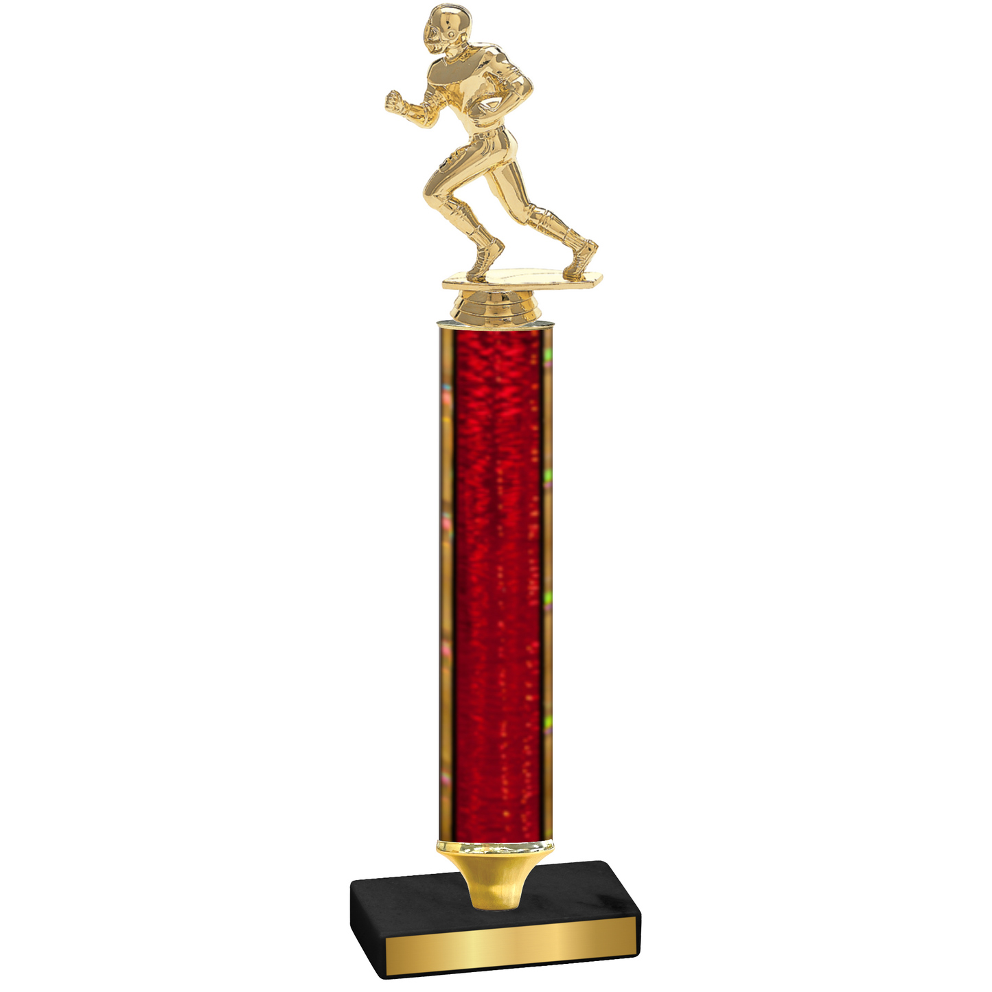 Value Red Glacier Football Trophy