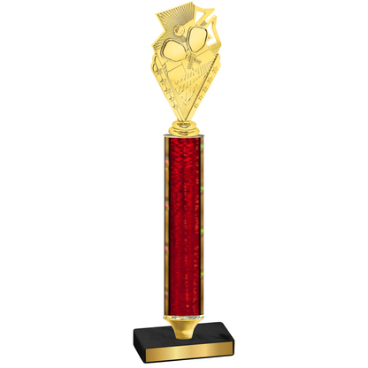 Value Red Glacier Pickleball Trophy